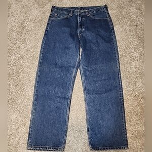 Levis 550 Jeans Mens 34x30 Blue Cotton Denim Fit Work Everyday 2015